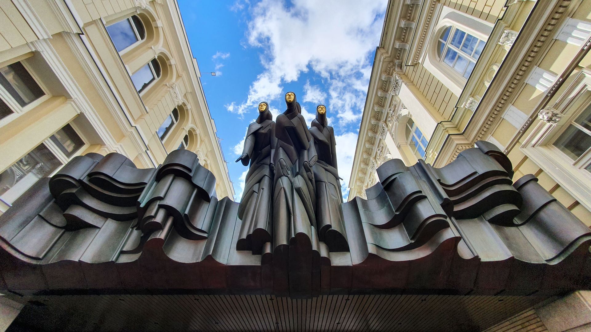 Sculpture Three Muses