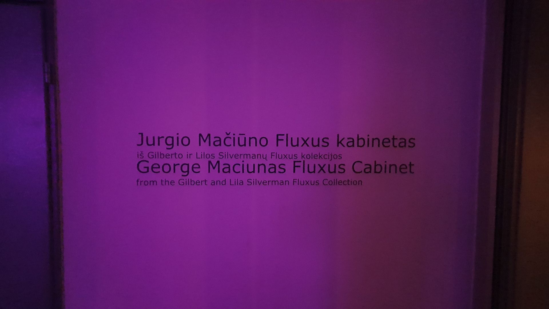 Jurgio Mačiūno Fluxus kabinetas (ŠMC)