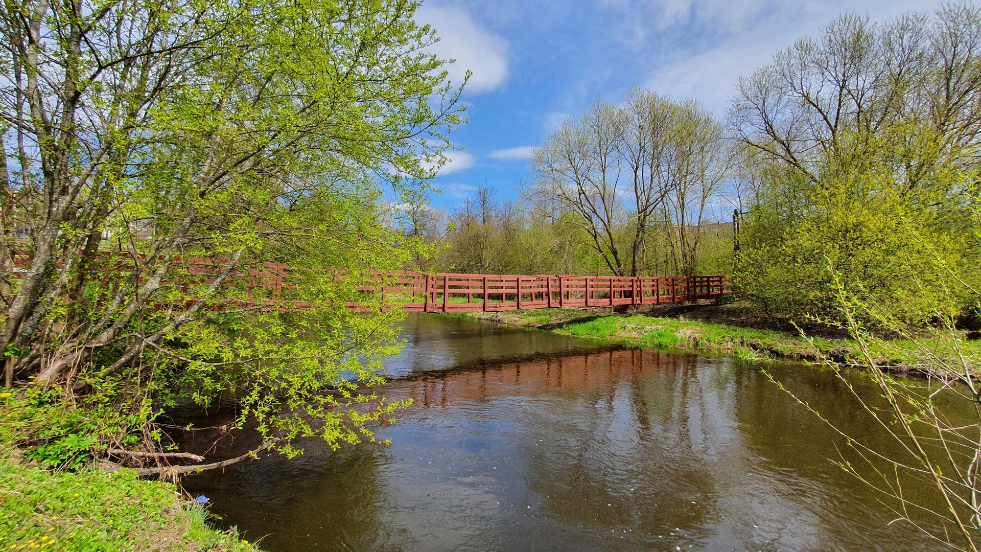 Grigiškės Hanging Bridge