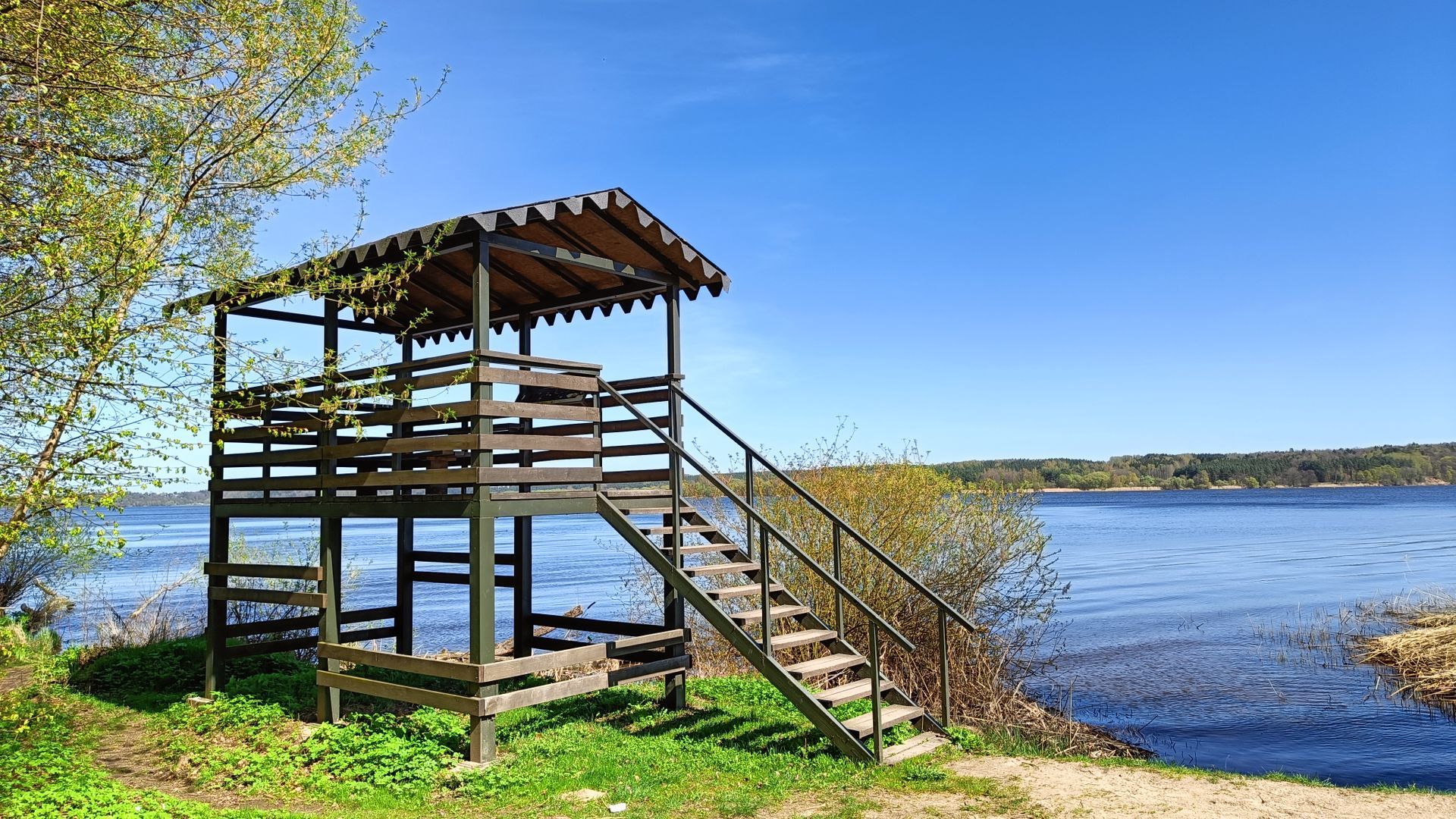 Kaunas Lagoon Birds Watching Deck