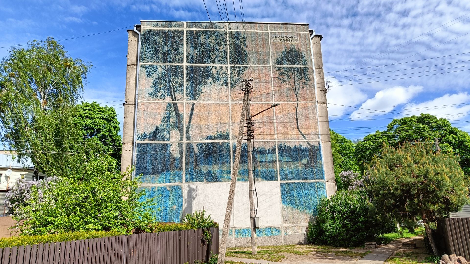 Mural In the evening
