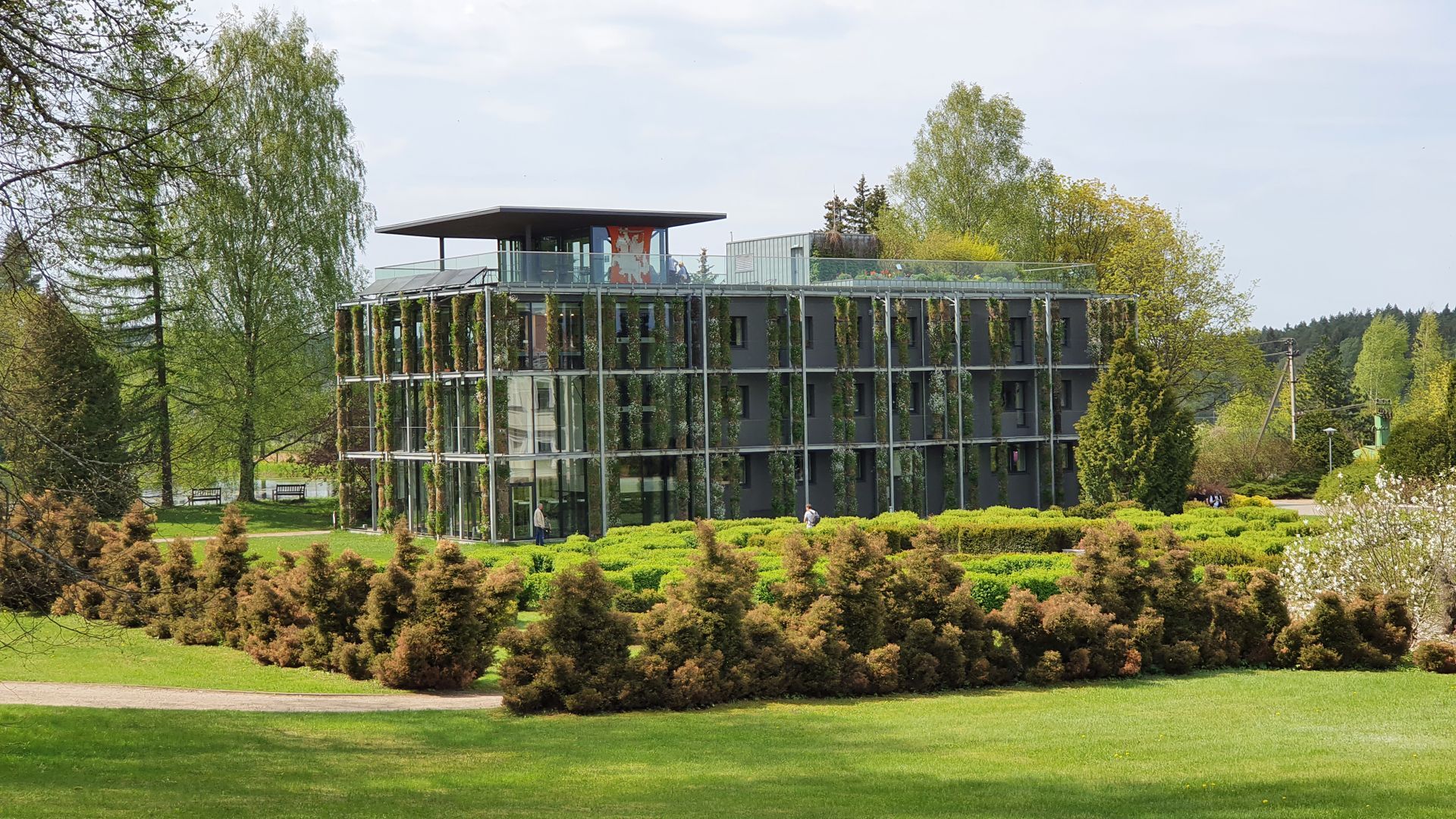 The Green Building of the VU Botanical Garden