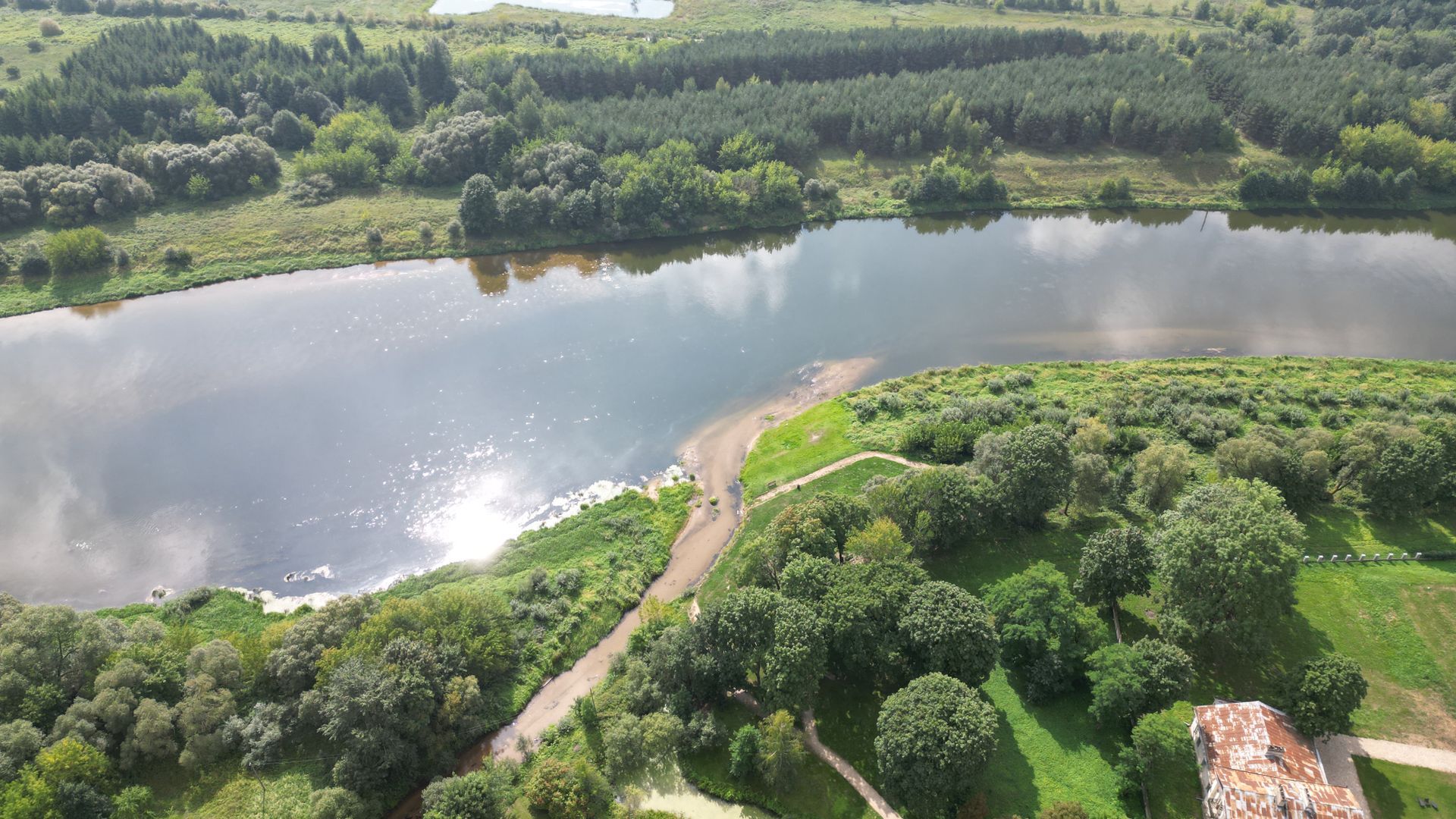 Confluence of the Rivers Neris and Musė