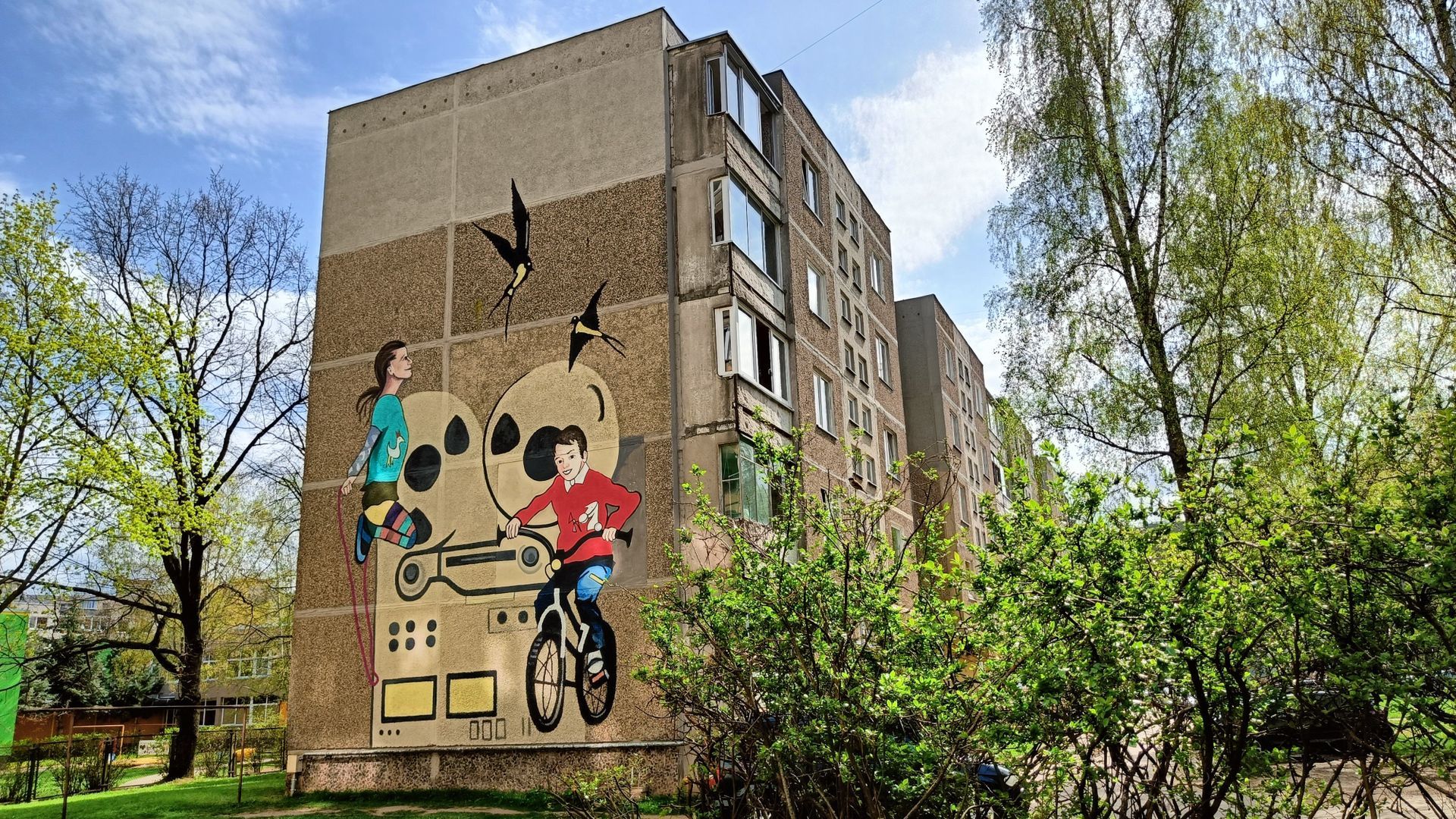 Mural Go Out Into The Yard