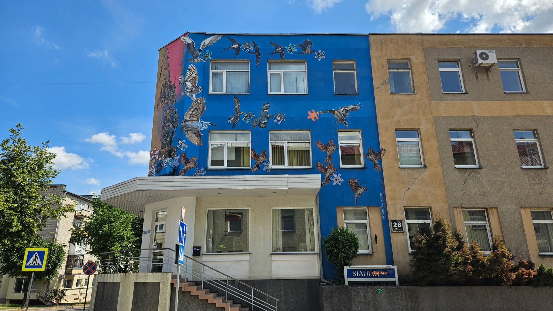 Mural of Šiauliai Region Newspaper Office