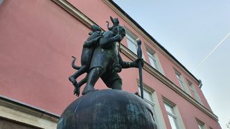 Sculpture The Traveling Beggar (Monument to Stasys Petrauskas)