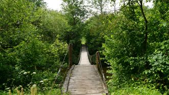 Milioniškės Hanging Bridge