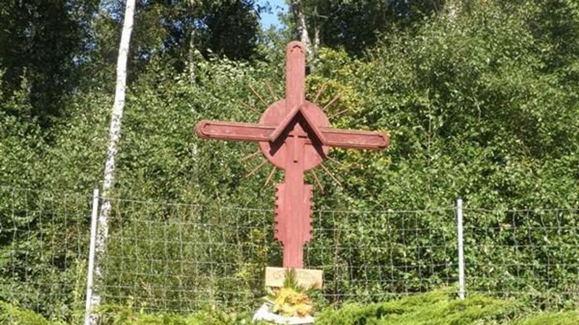 Baltic Way Sign (1st) Site of Rokiškis People