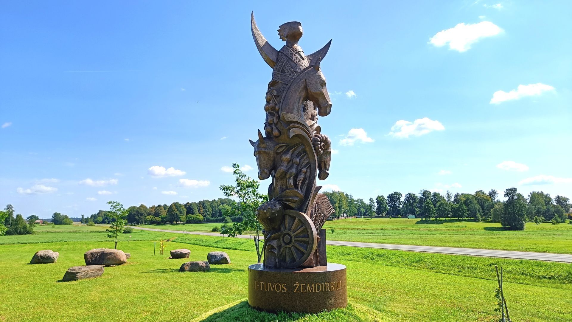 Sculpture for Lithuanian Farmer