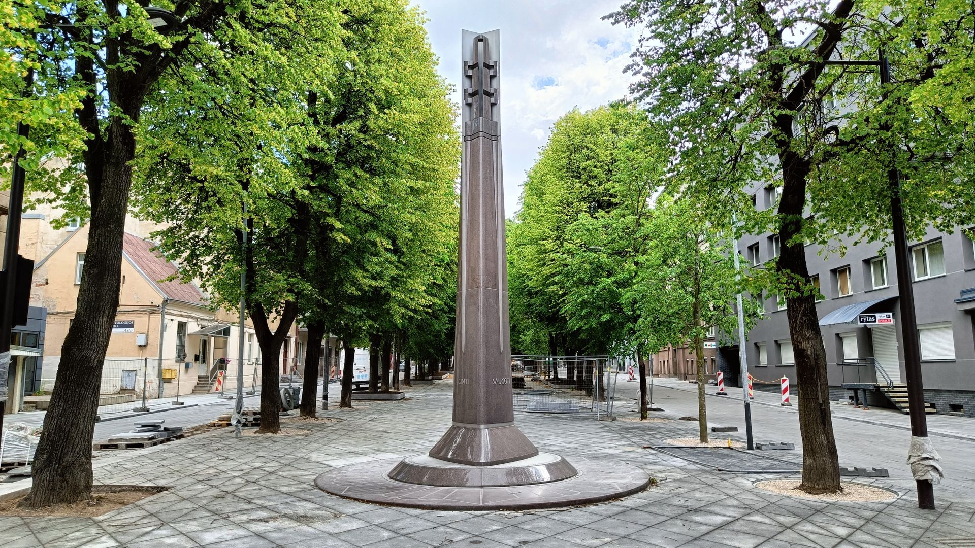 Obelisk for Lithuania Police