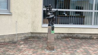Skulptūra Amžinasis turistas