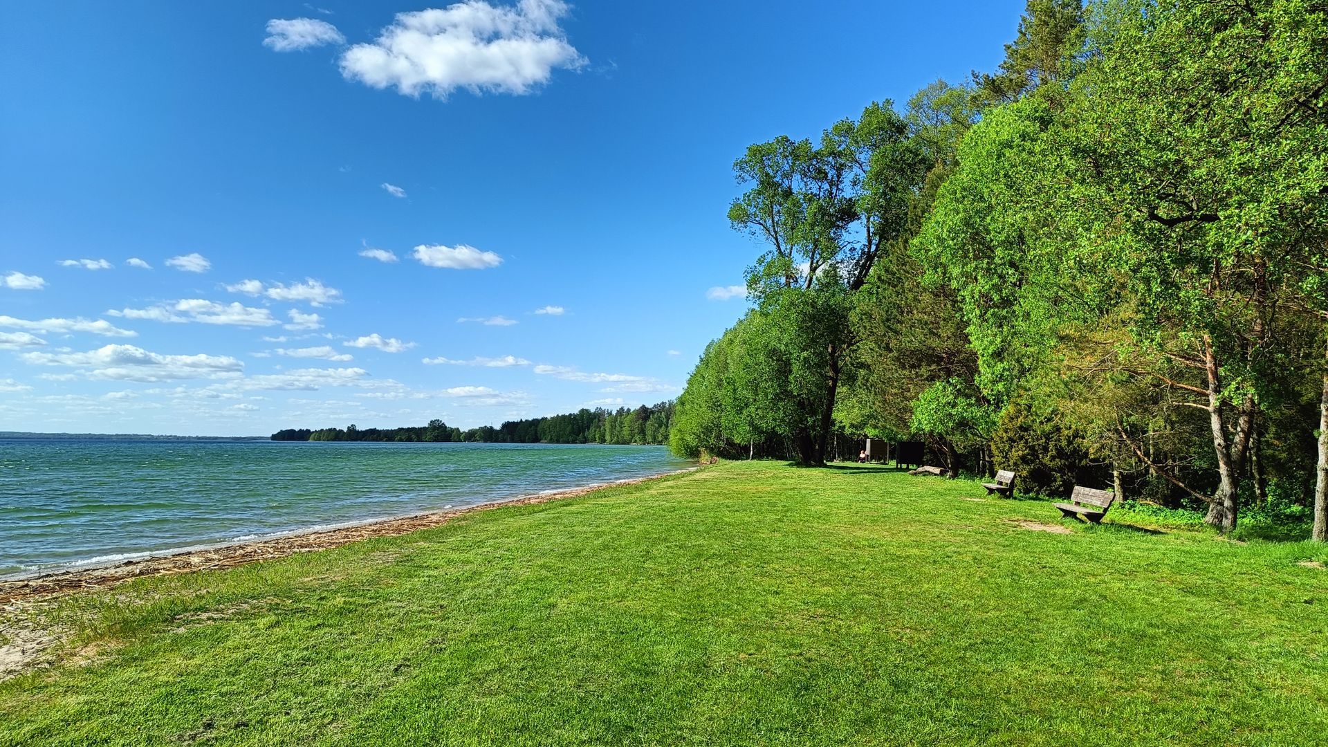 Meteliai Regional Park Visitor Center Beach