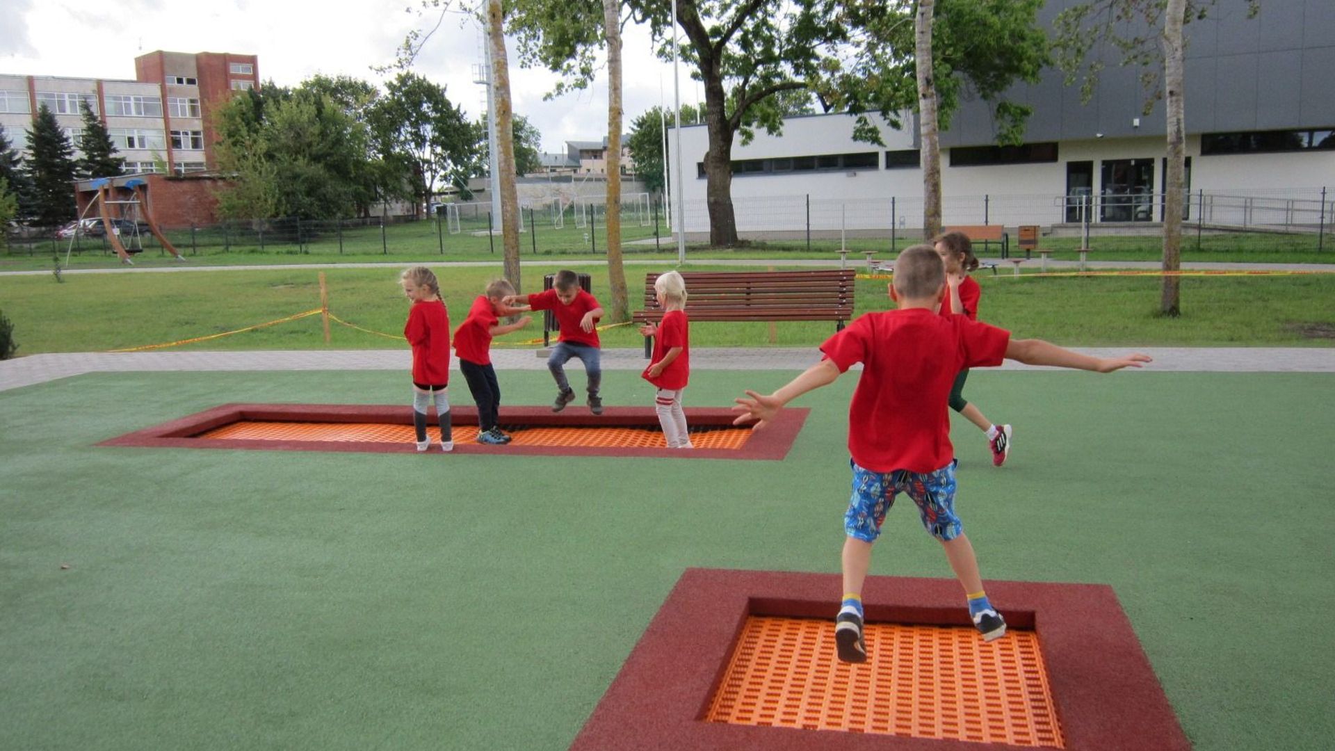 Outdoor Trampoline Park