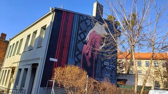 Mural for dance theater Aura