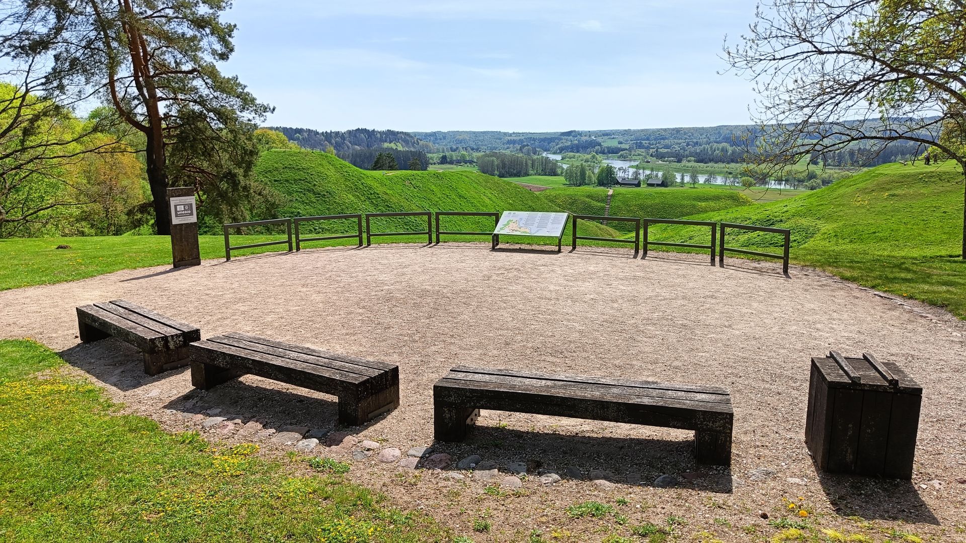 Kernavė Mounds Sight