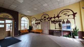 Lentvaris Railway Station