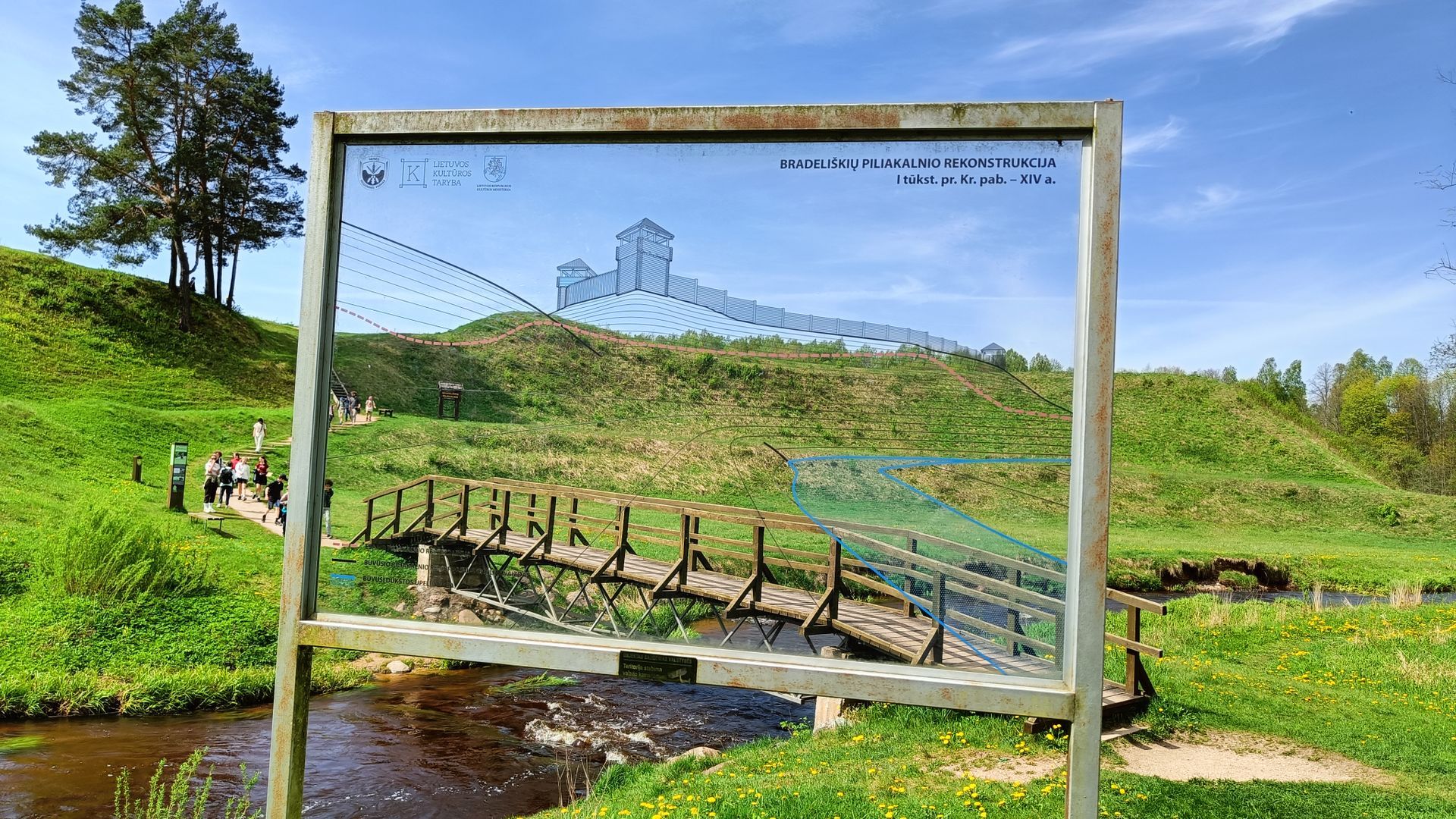 3D Stand of Bradeliškės Mound