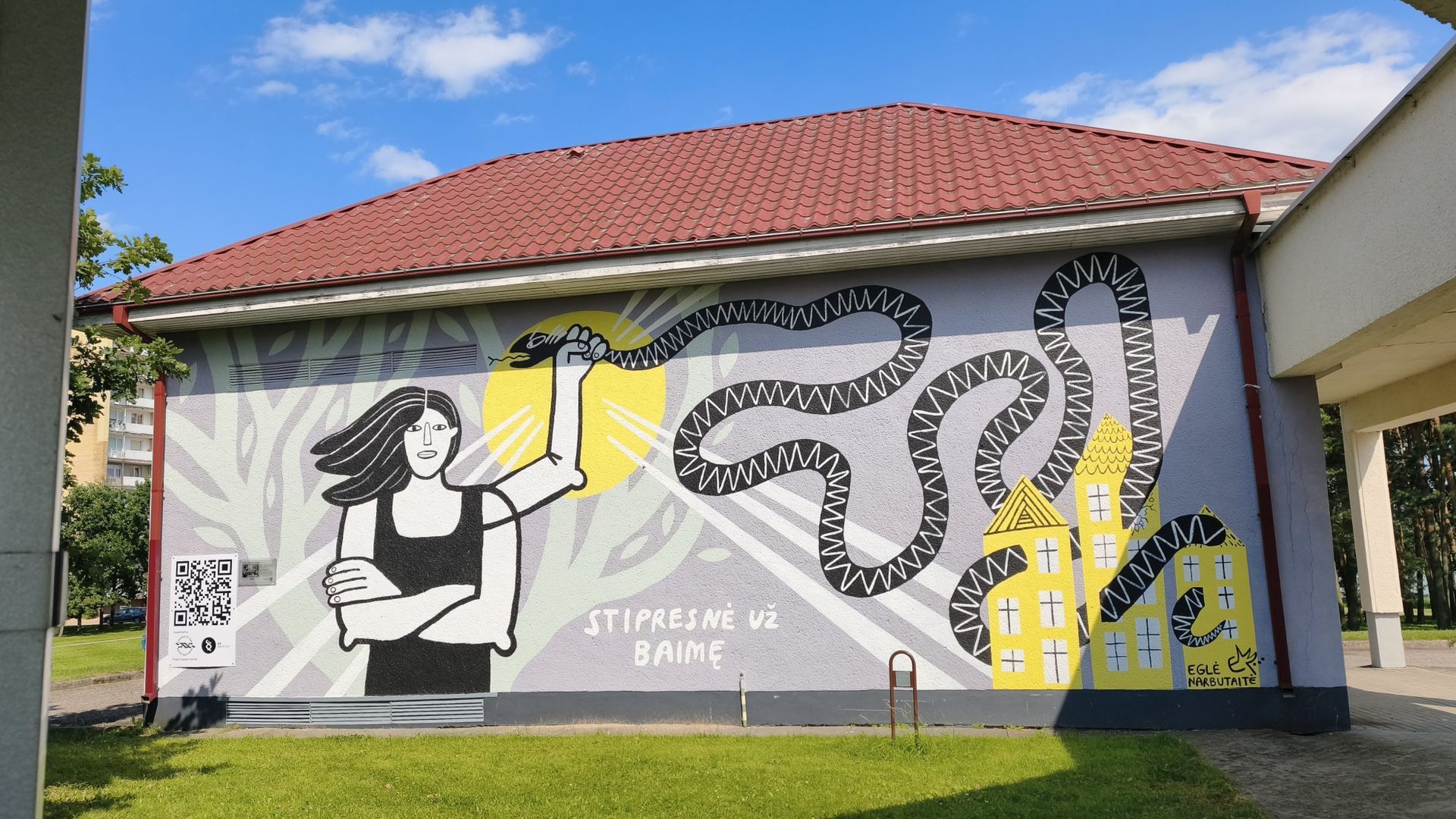 Piešinys Stipresnė už baimę