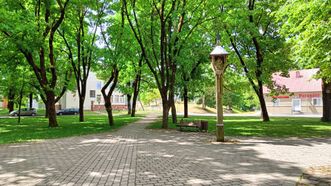 Kruonio istorinis centras - skulptūrų parkas