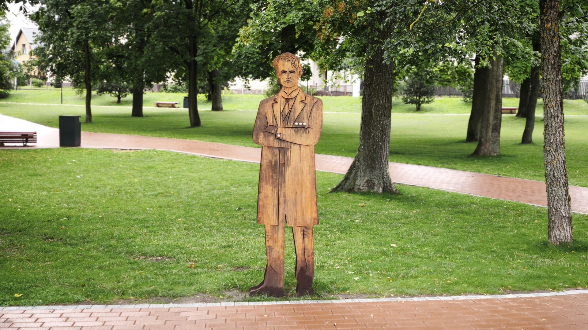 President Kazys Grinius Interactive Sculpture