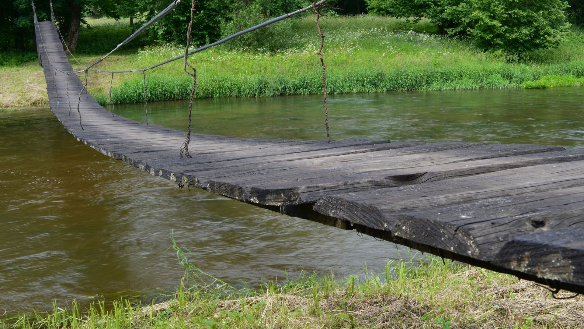 Voseliūnai Hanging Bridge