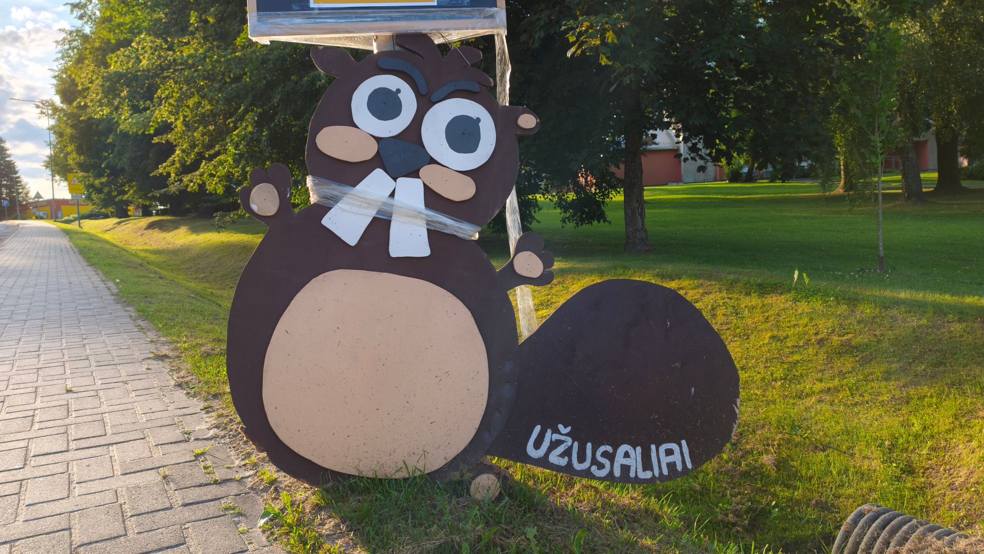 Užusaliai Symbol - the Beaver