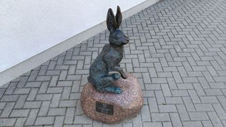Sculpture Rokiškis Hare