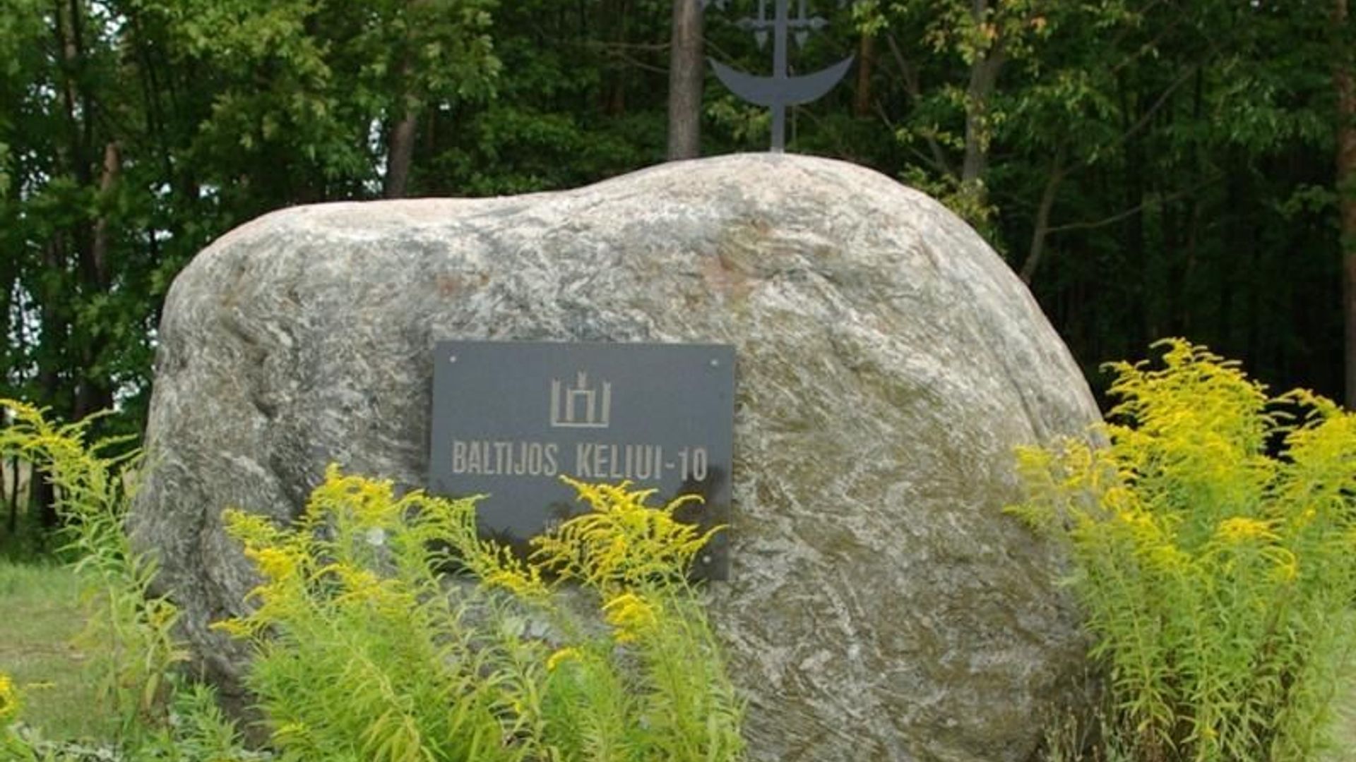 Baltic Way Sign Site of Ukmergė People
