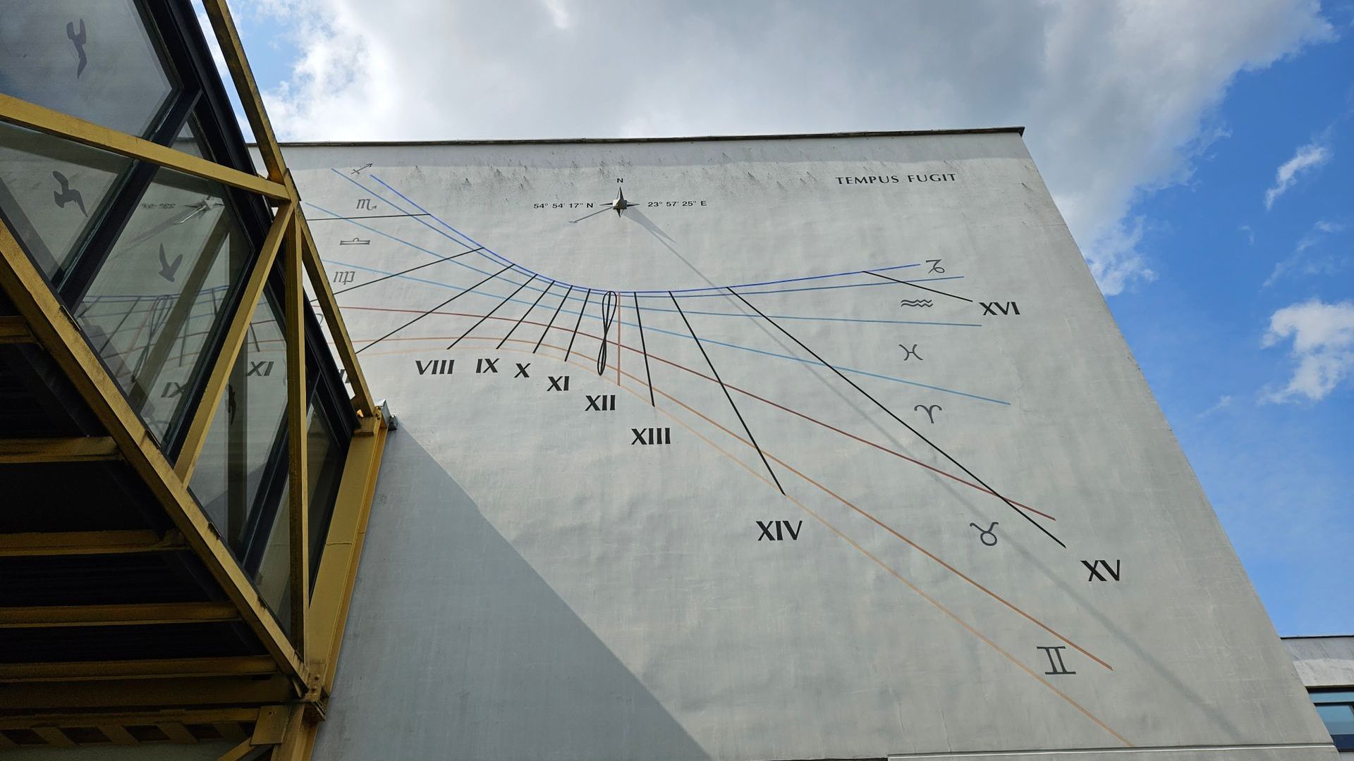 The Largest Vertical Sundial in Lithuania