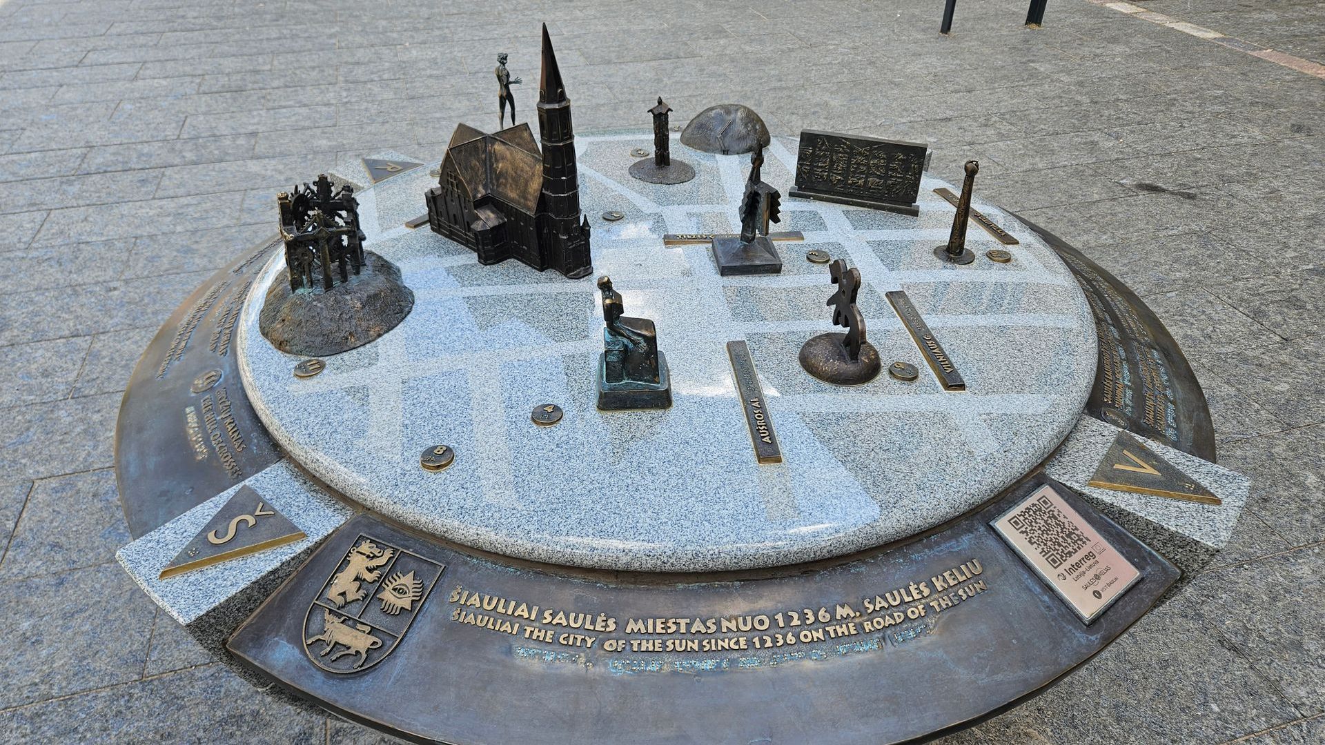 Model of Šiauliai City for the Blind