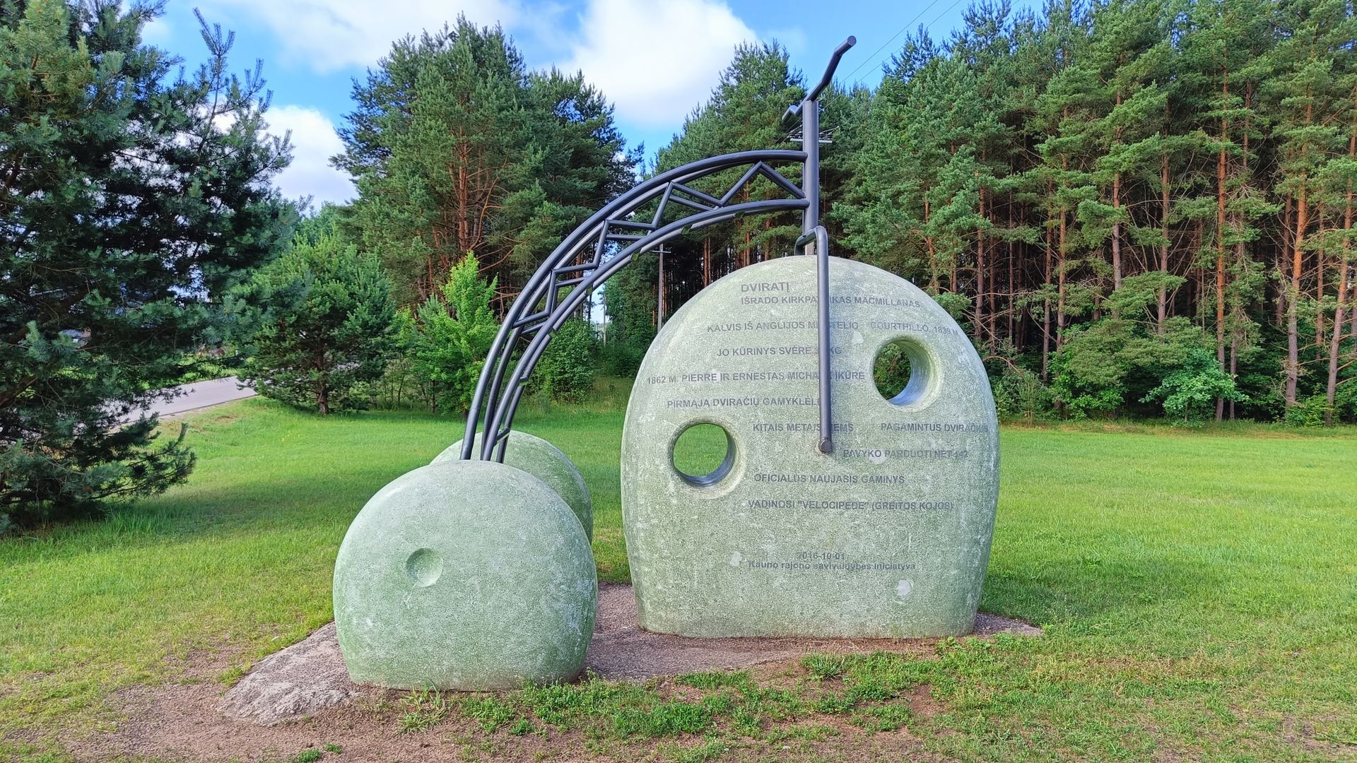 Monument to First Bicycle