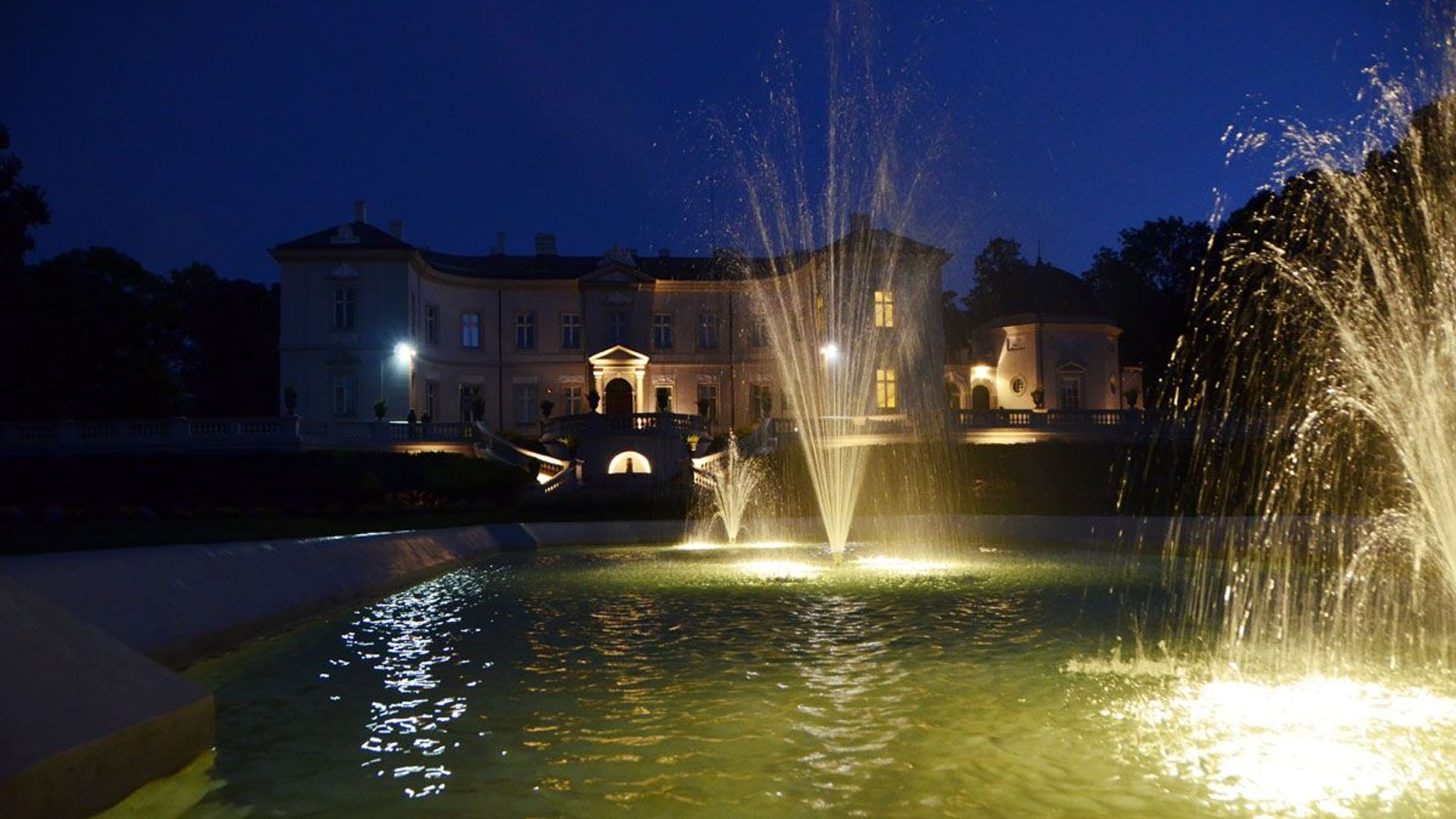 Fountain of Tiškevičiai Palace