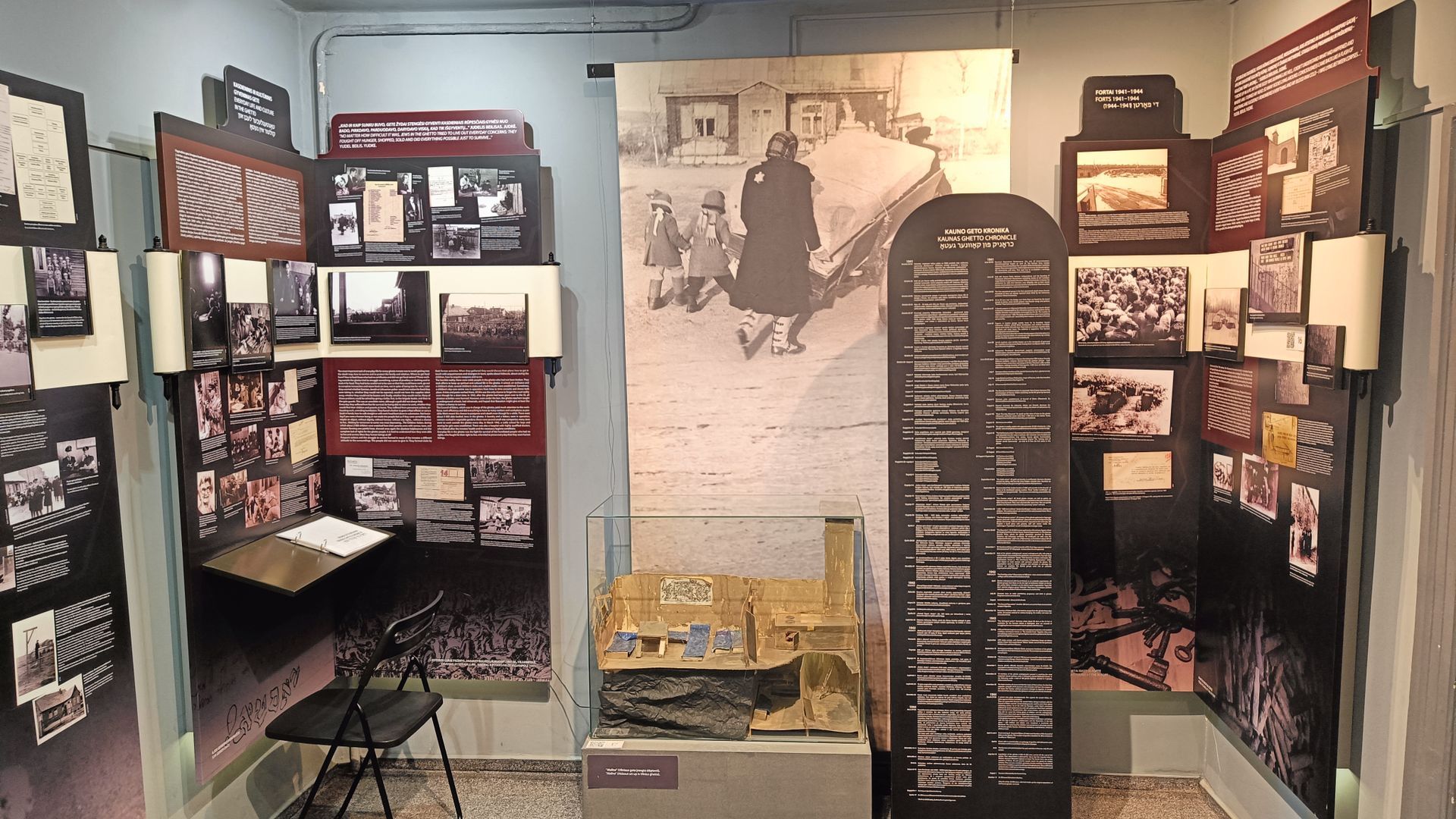 Holocaust exhibition of Vilna Gaon Museum of Jewish History