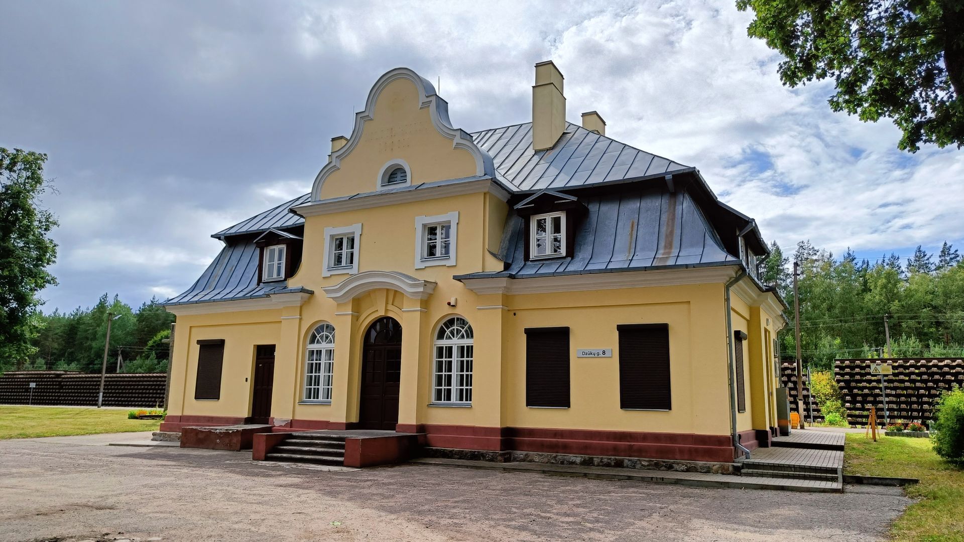 Valkininkai Railway Station and Water Tower