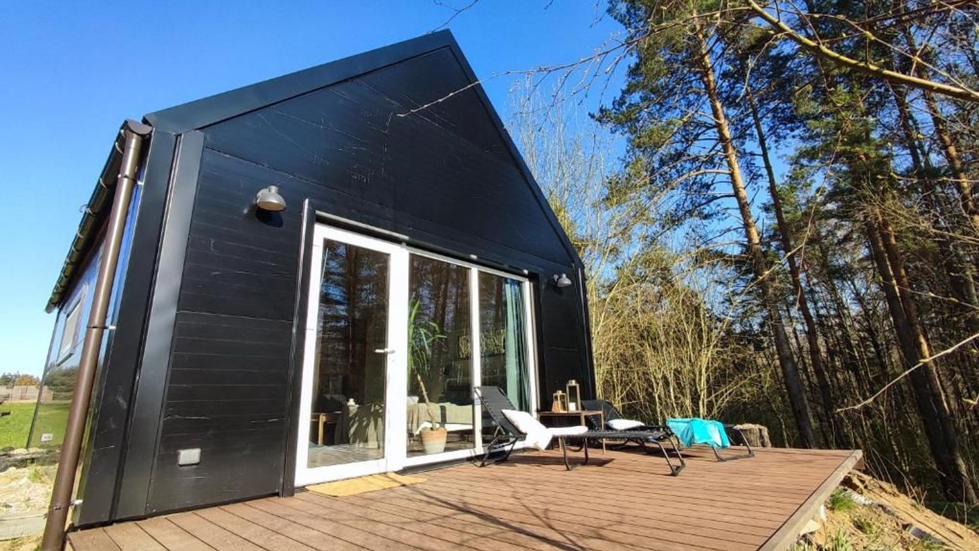 Modern Sauna Cabin in Horse Ranch