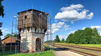 Rūdiškės Railway Station Water Tower