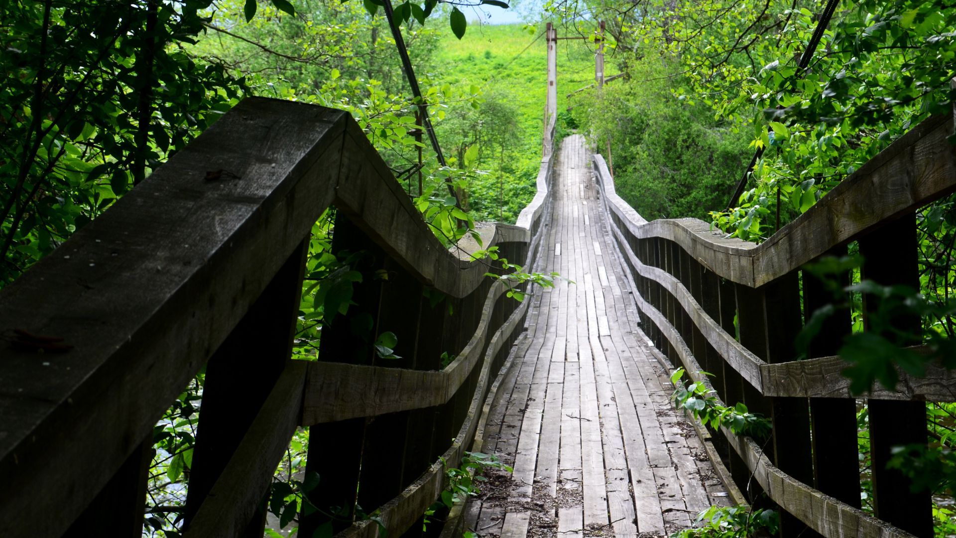 Puvočiai Hanging Bridge