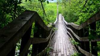 Puvočiai Hanging Bridge