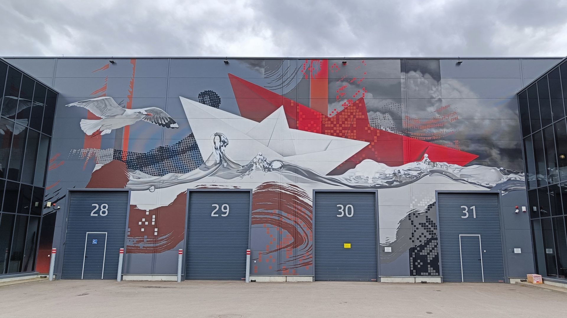 Mural on Business Center