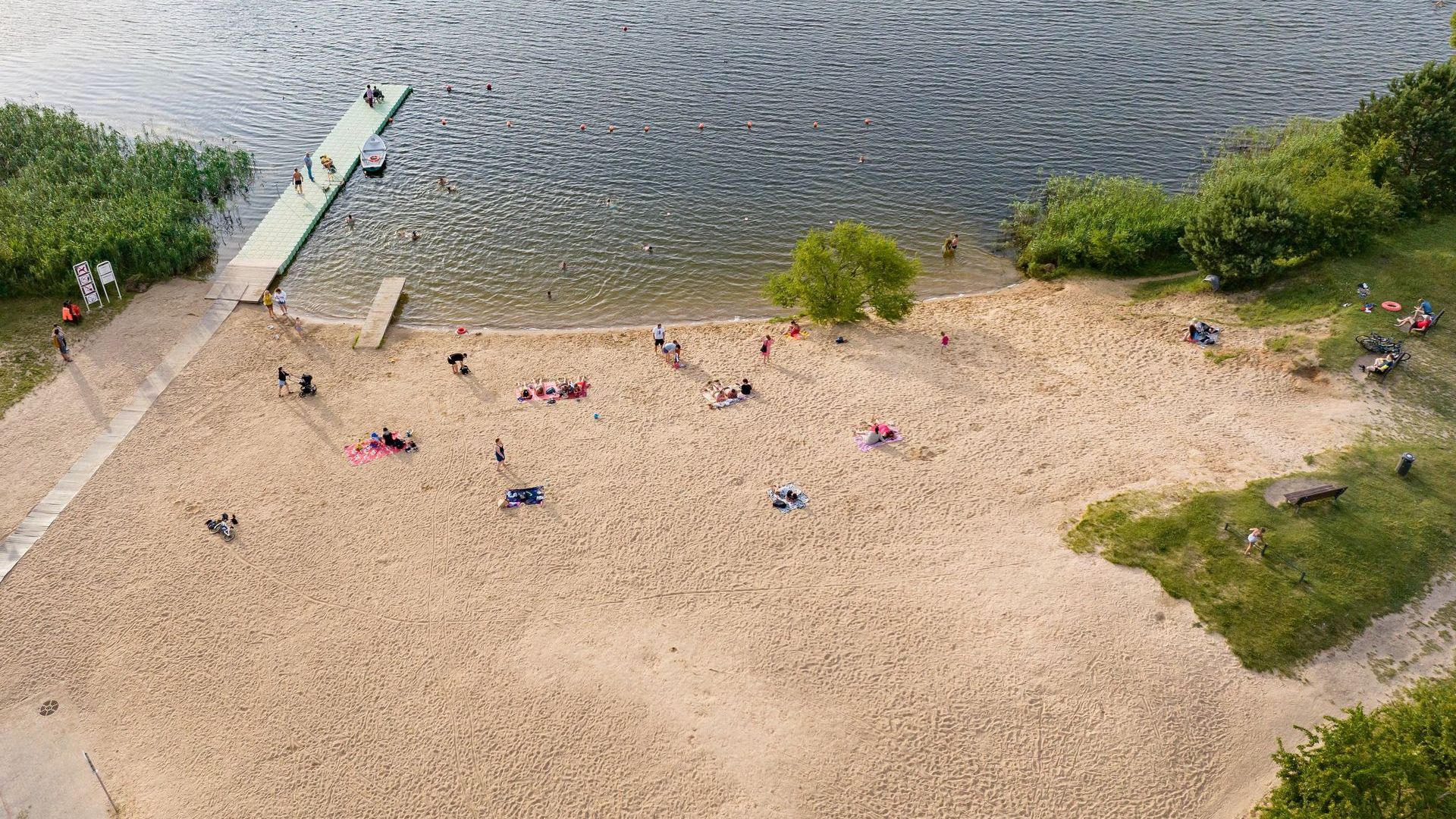 Gelūžė Lake Beach