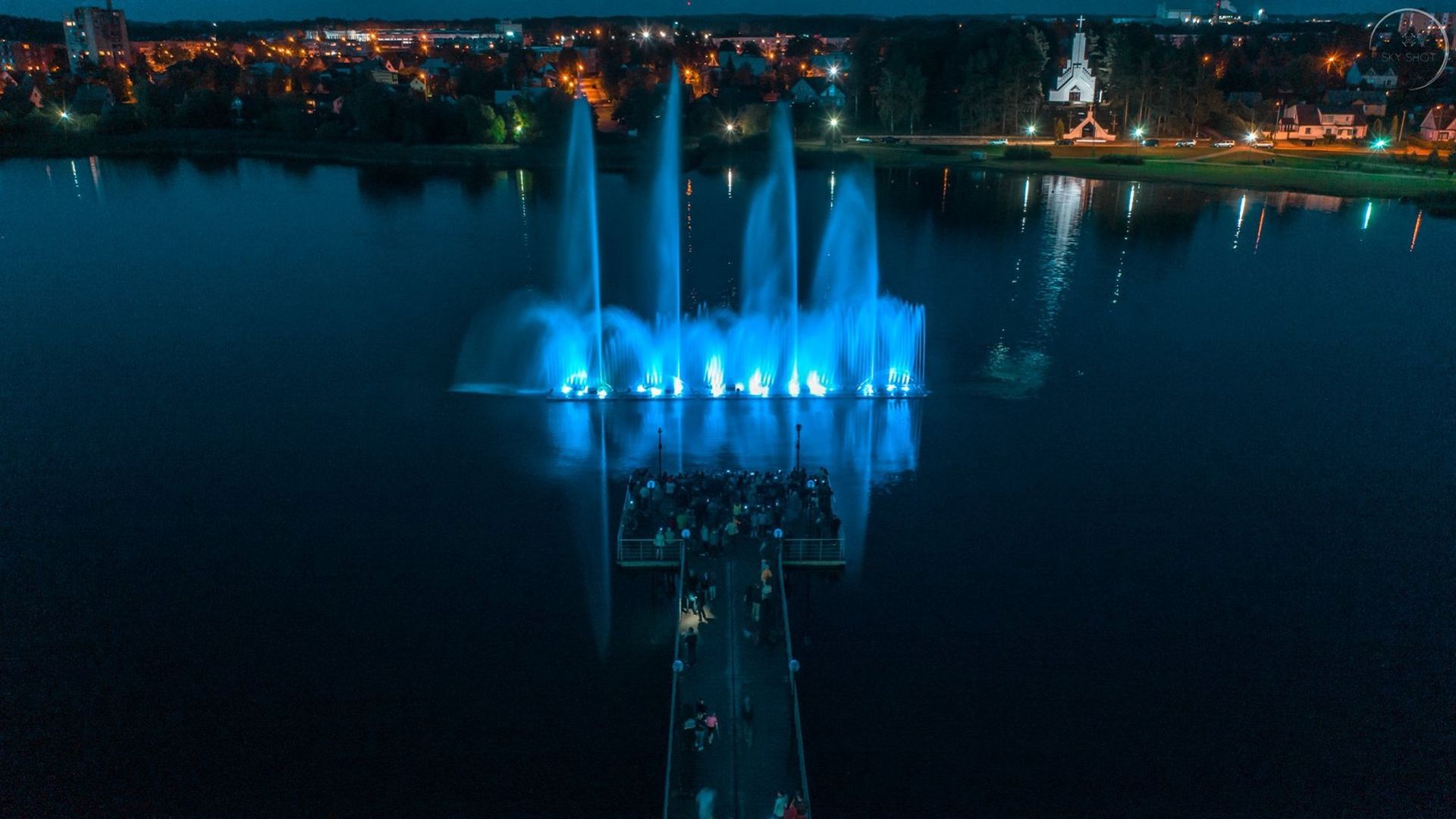 Dauniškis Lake Fountain