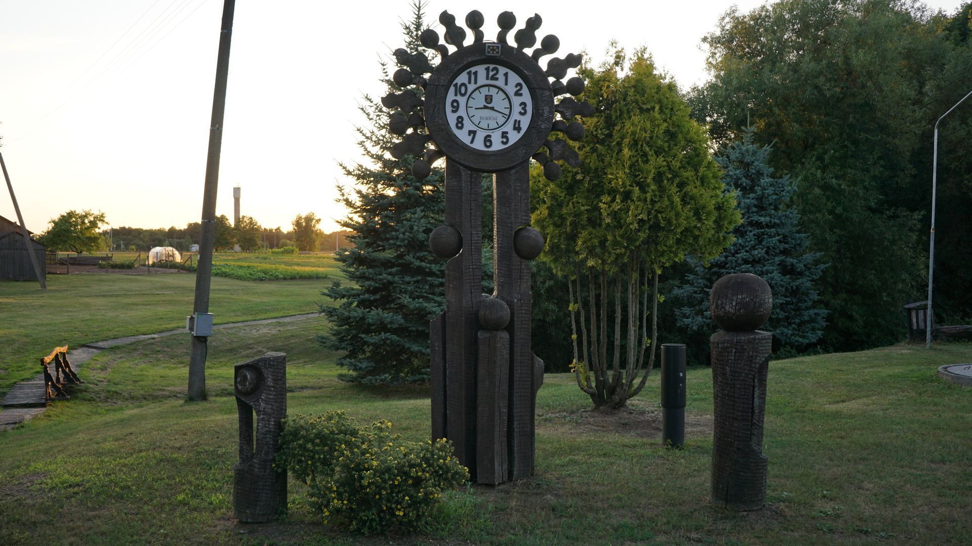 Plokščiai Clock