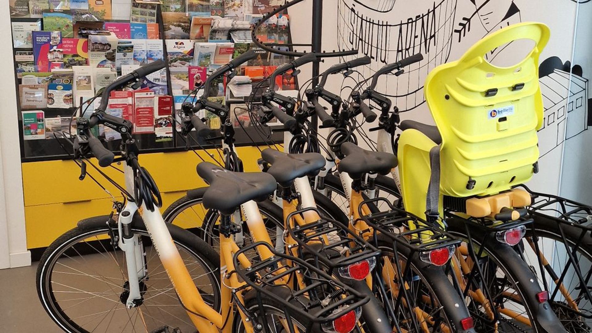 Dviračių nuoma Šiaulių turizmo informacijos centre
