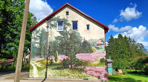 Piešinys Lidijos Meškaitytės peizažas