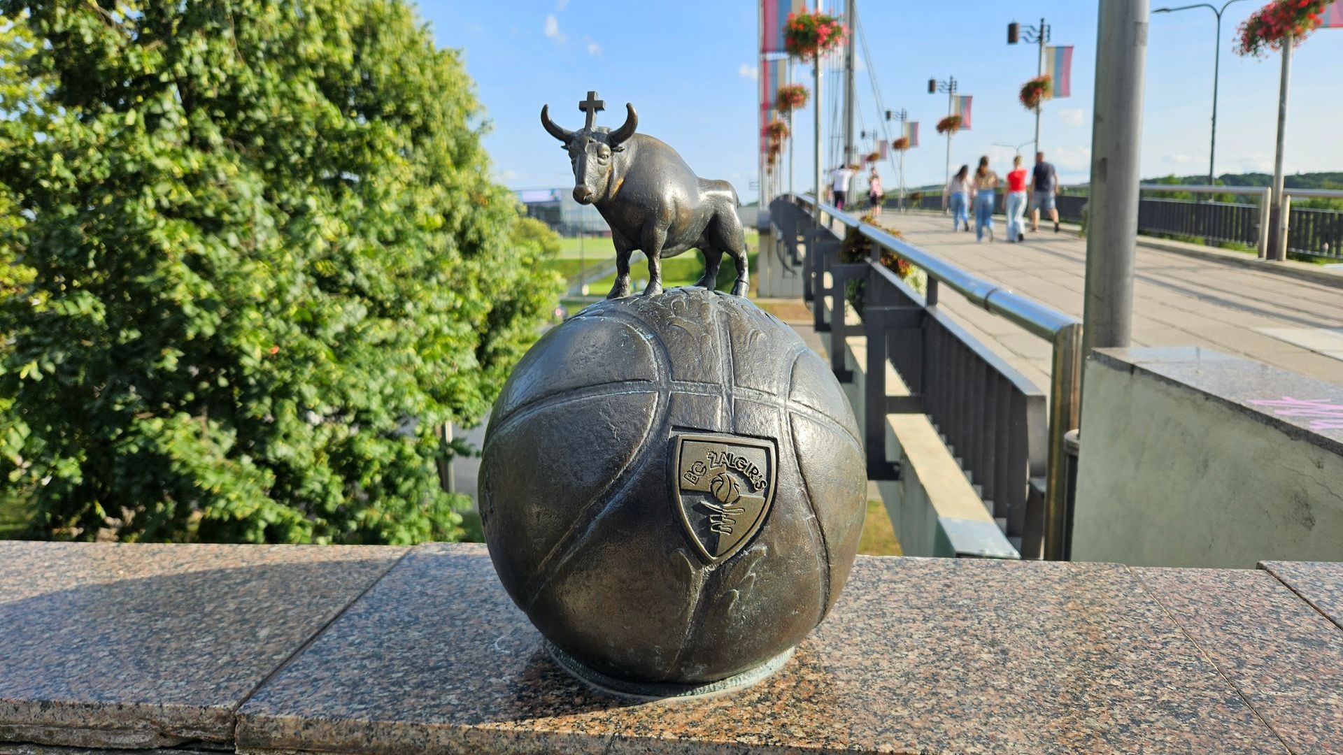 Sculpture Taurus of Žalgiris