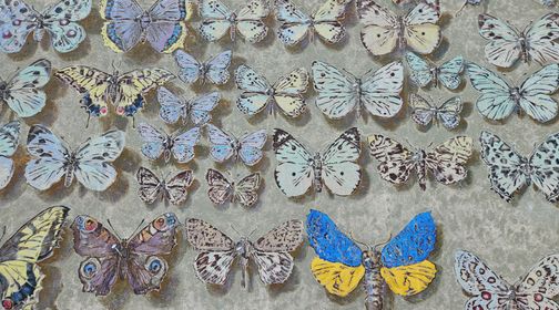 Mural Butterfly Wall