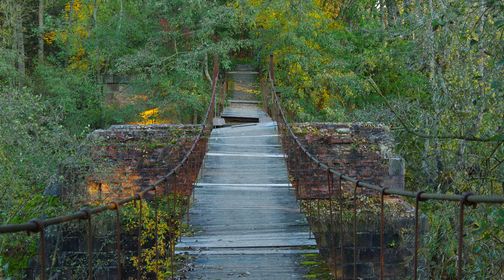 Josvainiai Hanging Bridge