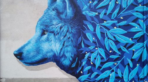 Mural Wolf