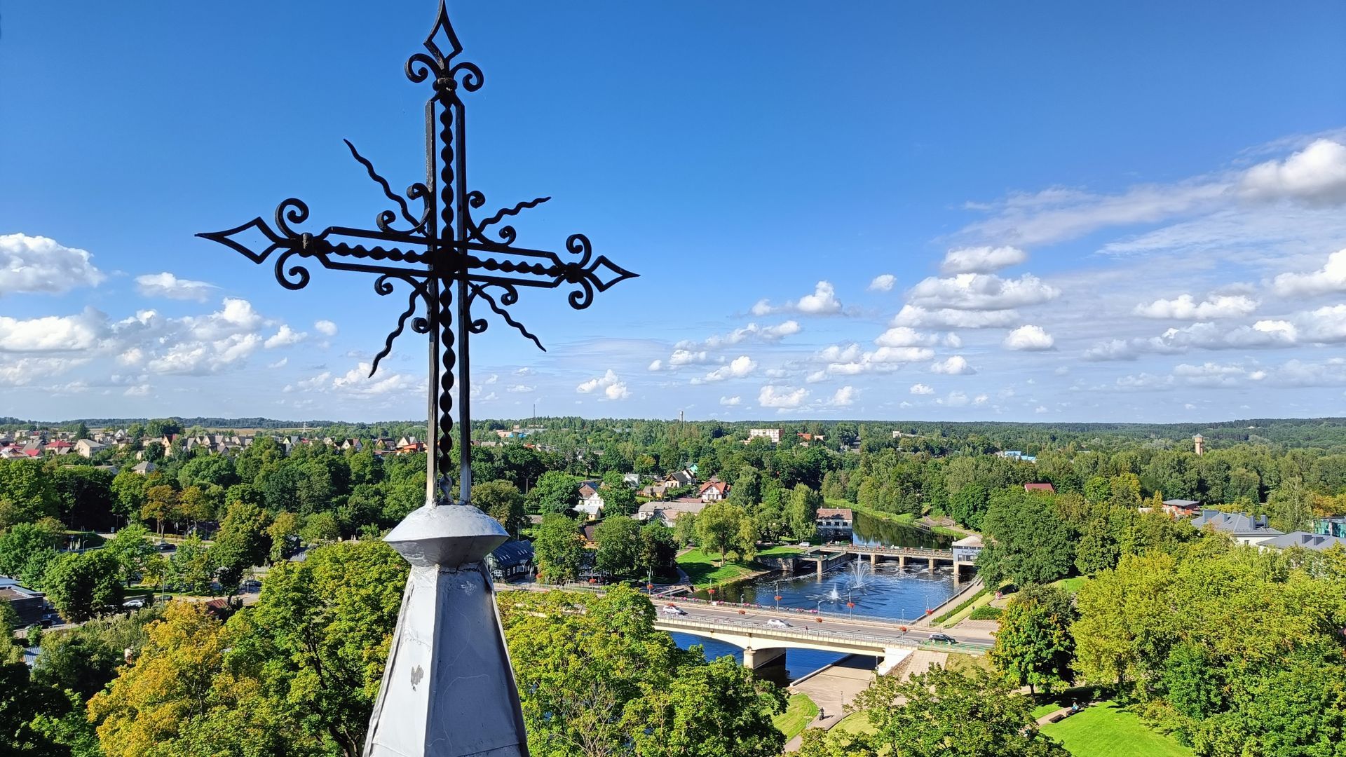 Anykščių bažnyčios bokšto apžvalgos aikštelė