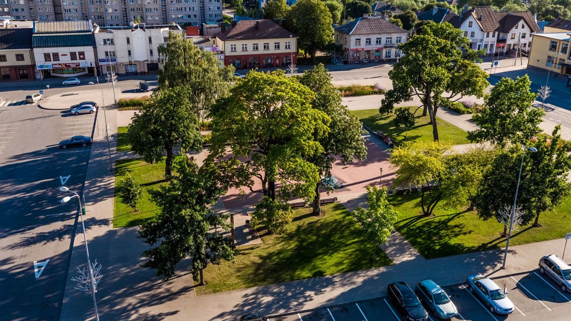 Kretinga Town Hall Square